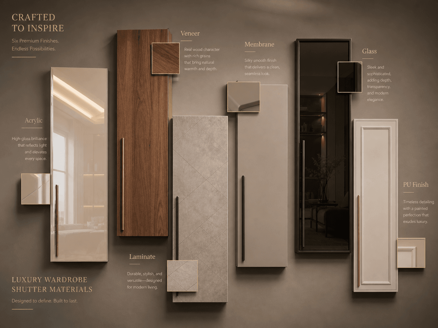 How to Choose Wardrobe Finishes