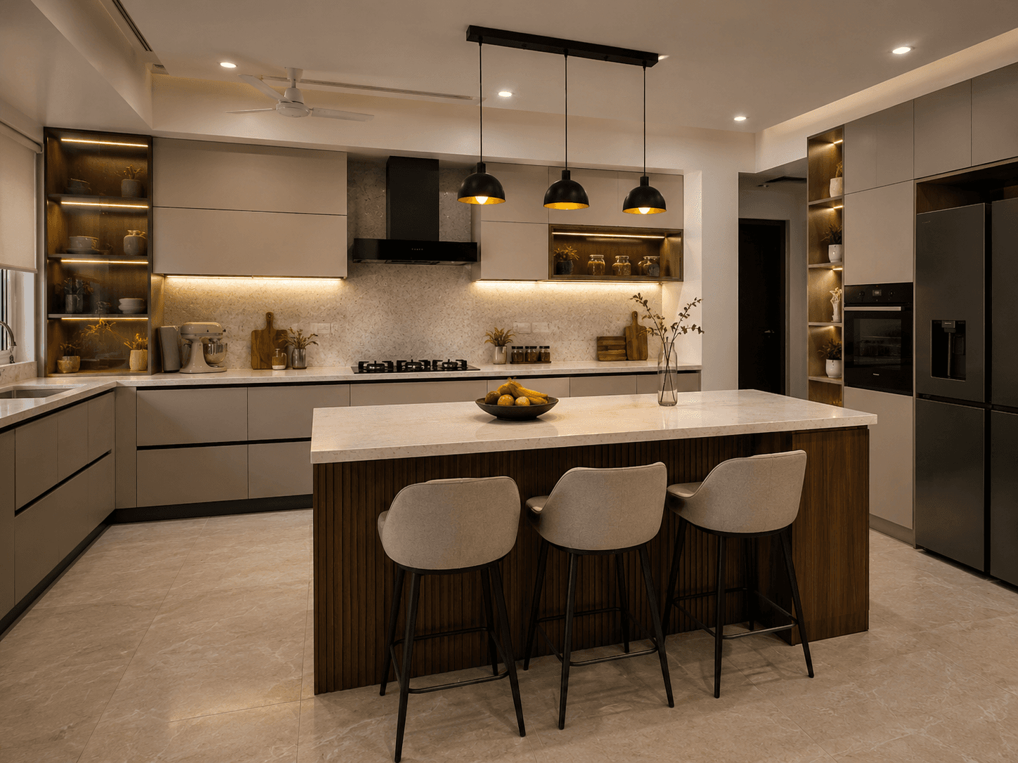 Island Kitchen — modular kitchen layout