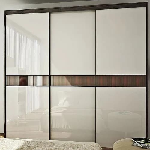 Glossy Acrylic wardrobe finish for modern bedroom