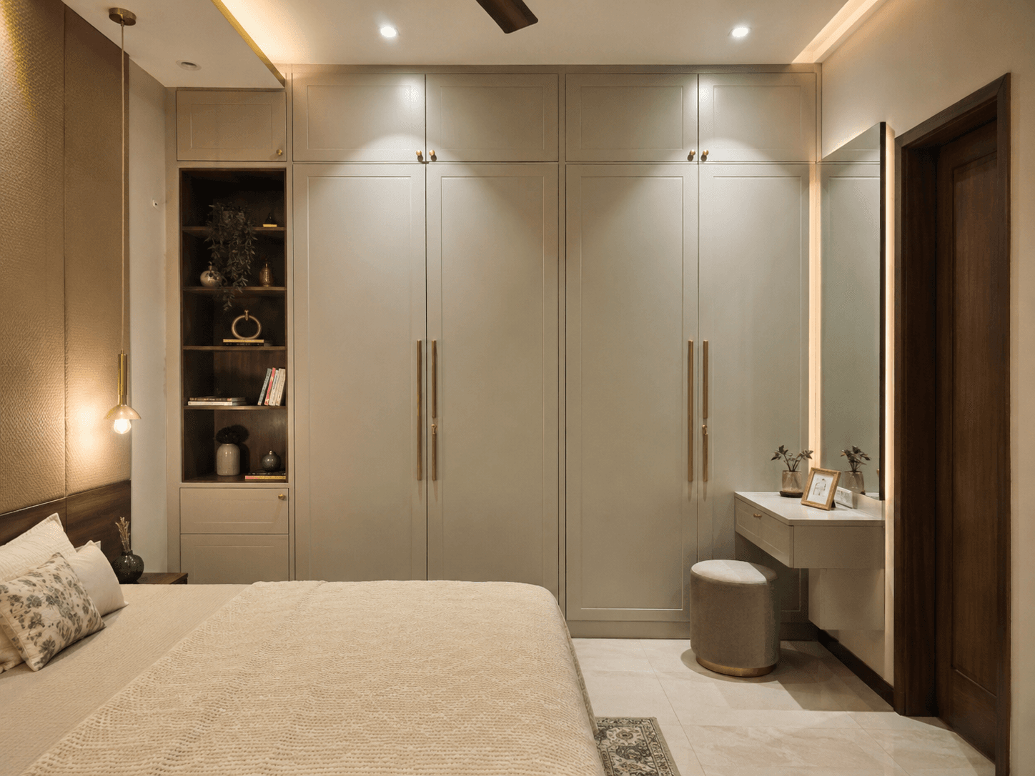 L-Shaped Wardrobe — modular wardrobe design