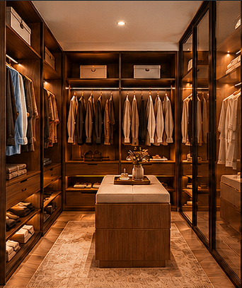 Walk-in Wardrobe — modular wardrobe design