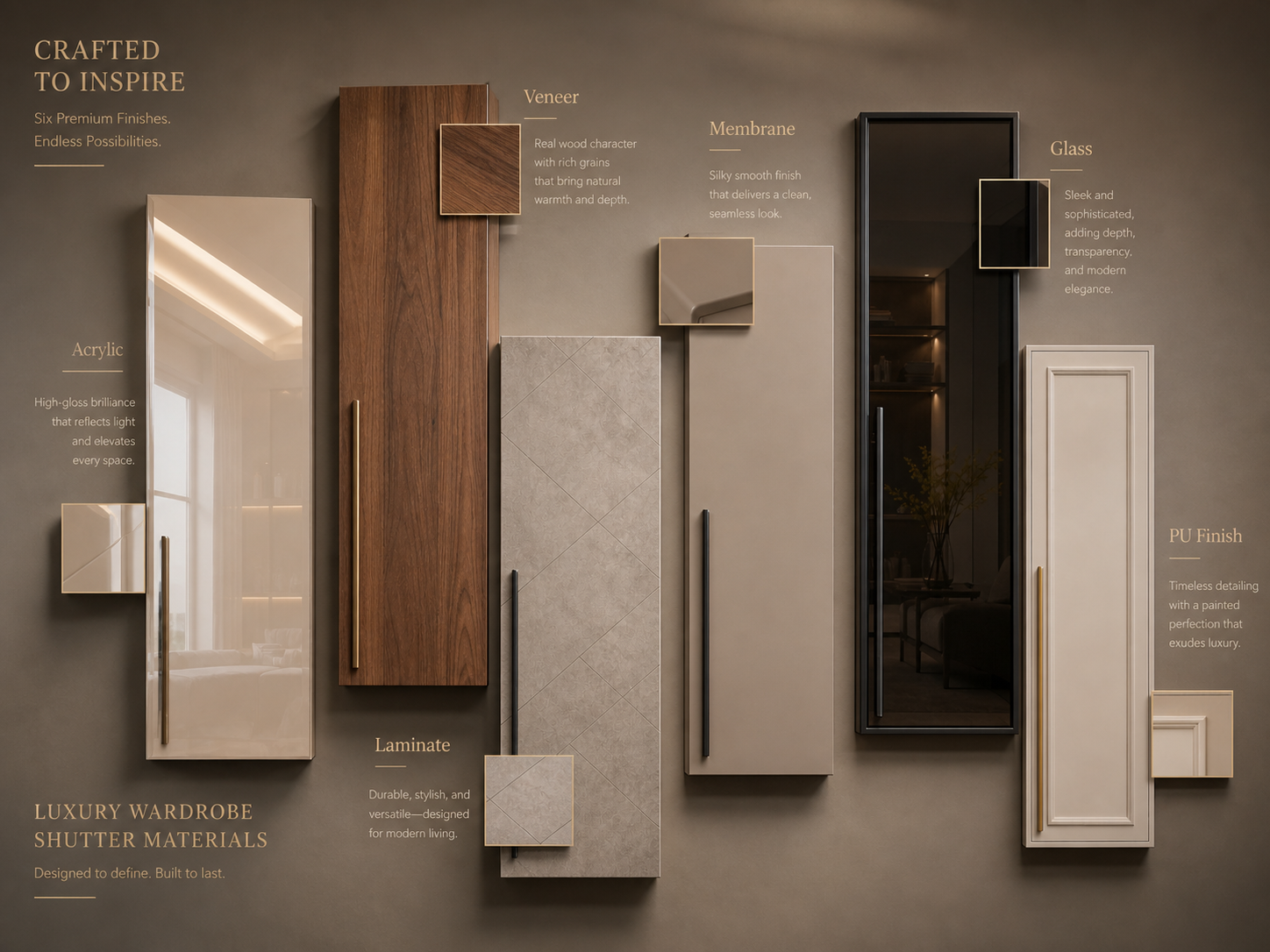 How to Choose Wardrobe Finishes